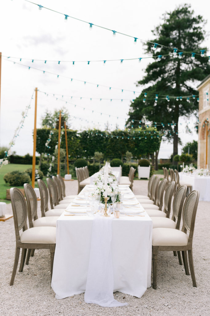 table de mariage en Bourgogne