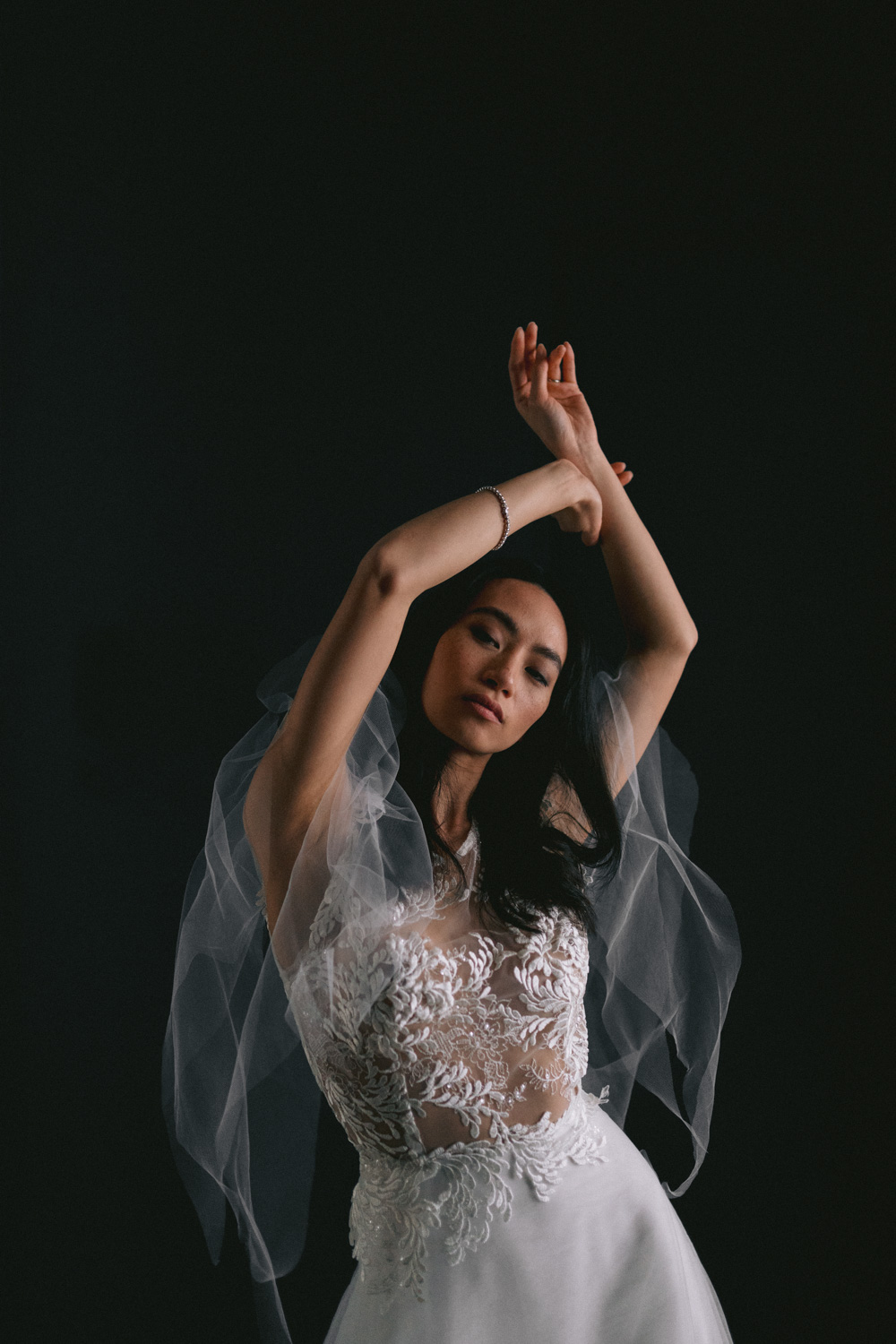 portrait de mariée dans la drome